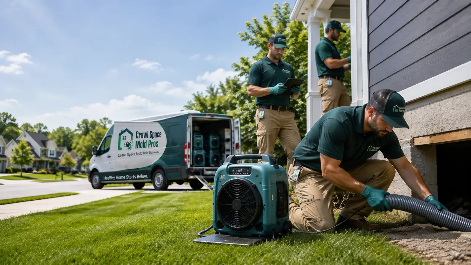 Crawl Space Mold Removal in Anamosa, IA